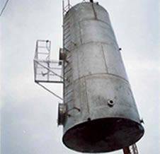 鶏糞乾燥工場用の水洗脱臭装置