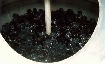 脱臭塔内部風景